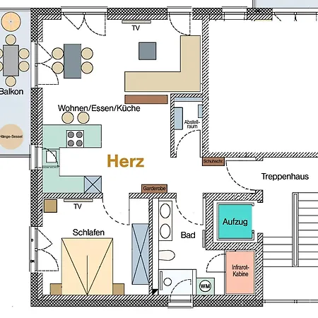 Ocean House Herz Apartment *